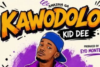 Ugandan musician Kid Dee performing his song Kawodolo