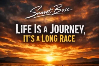 Sunset Boss Life Is A Journey song cover art