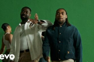 BNXN and Sarz performing in the official music video for Back Outside.