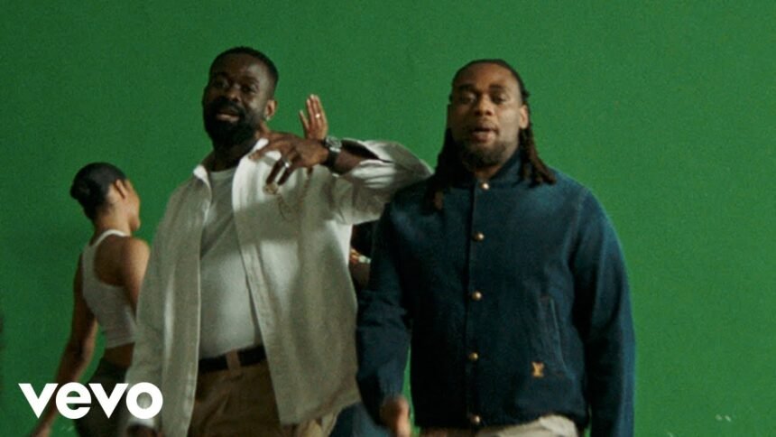 BNXN and Sarz performing in the official music video for Back Outside.