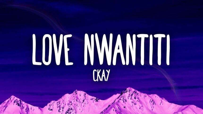 CKay performing his romantic track Love Nwantiti alongside featured artists Joeboy and Kuami Eugene