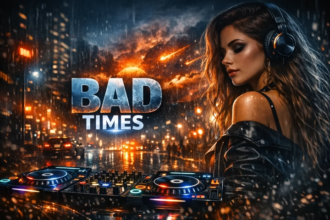 Imael Angel posing for a promo photo for Bad Times Extended Version