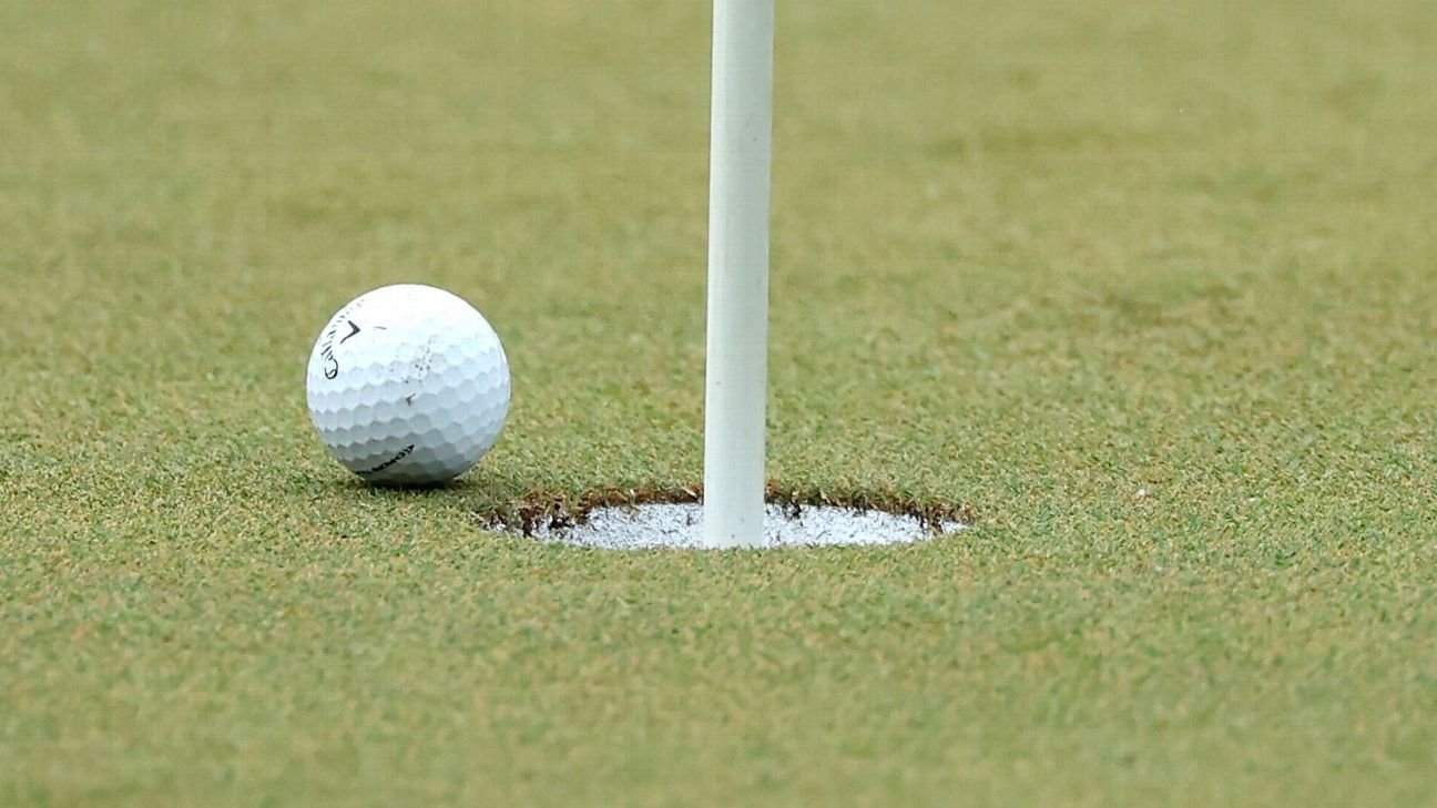 Australian golfer Jessica Bang on the course