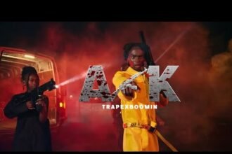 A scene from the official music video Kapeke by A.K