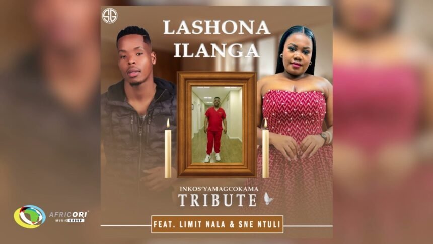 Inkos’Yamagcokama artwork for the song Lashona Ilanga featuring Limit Nala and Sne Ntuli.