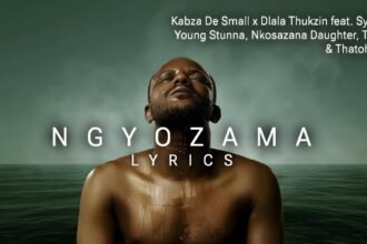 Kabza De Small and Dlala Thukzin cover art for Ngyozama featuring Sykes, Young Stunna and Nkosazana Daughter