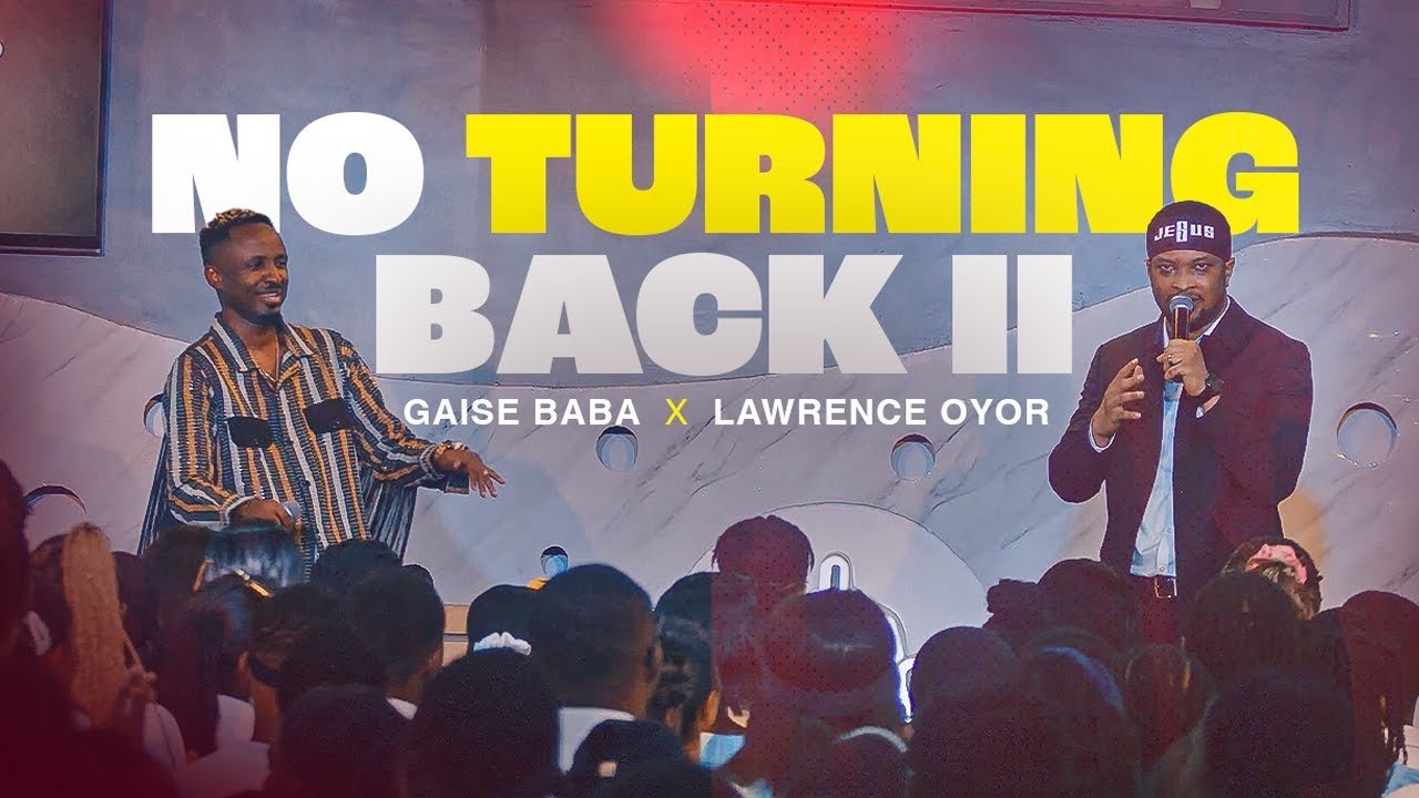 Gaise Baba and Lawrence Oyor during the recording of NO TURNING BACK II