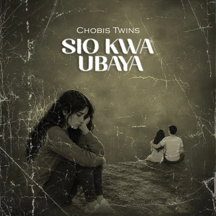 Chobis Twins posing for their Sio Kwa Ubaya promotional art