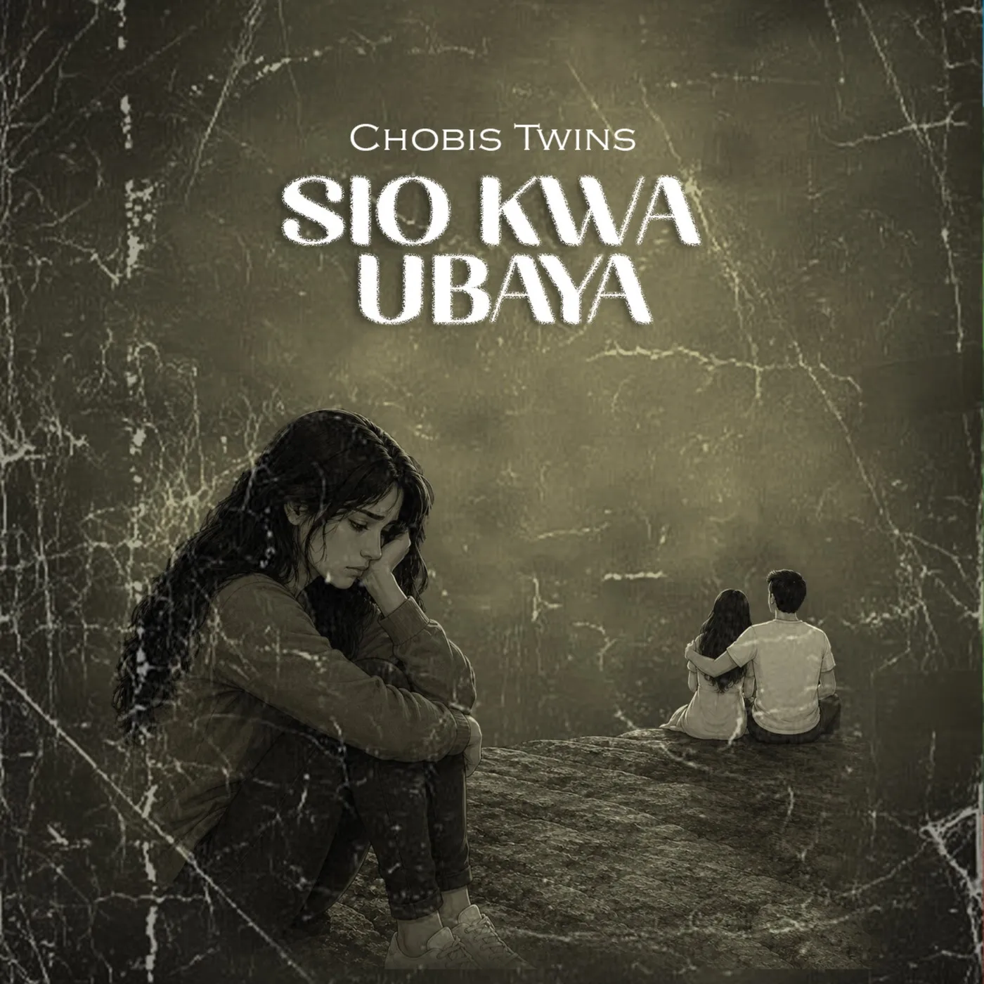 Chobis Twins posing for their Sio Kwa Ubaya promotional art