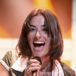 Pop singer Stella Lefty posing for a photo