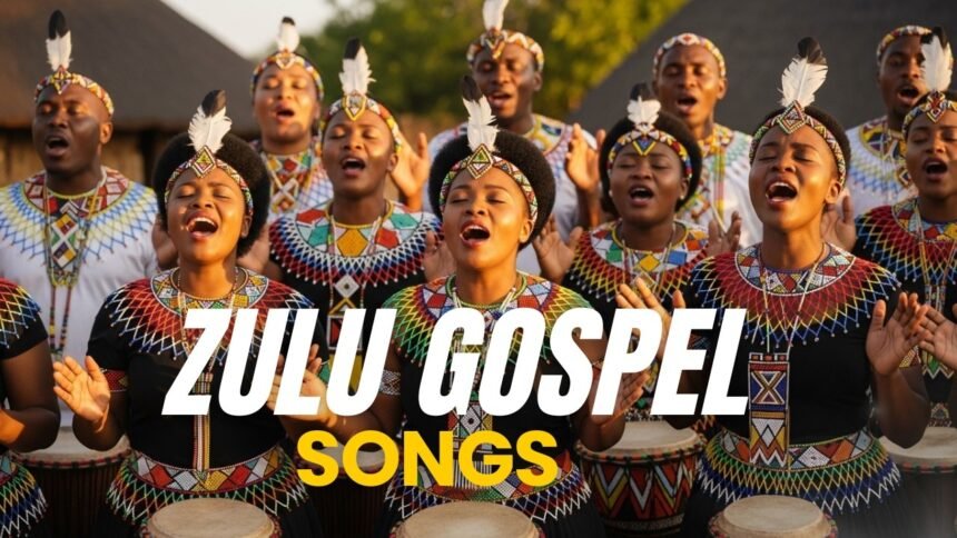 Artwork featuring traditional South African praise and worship music title.