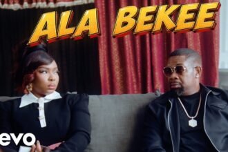 Yemi Alade and Don Jazzy performing in the Ala Bekee music video