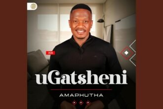 UGatsheni posing for the release of his song Amaphutha