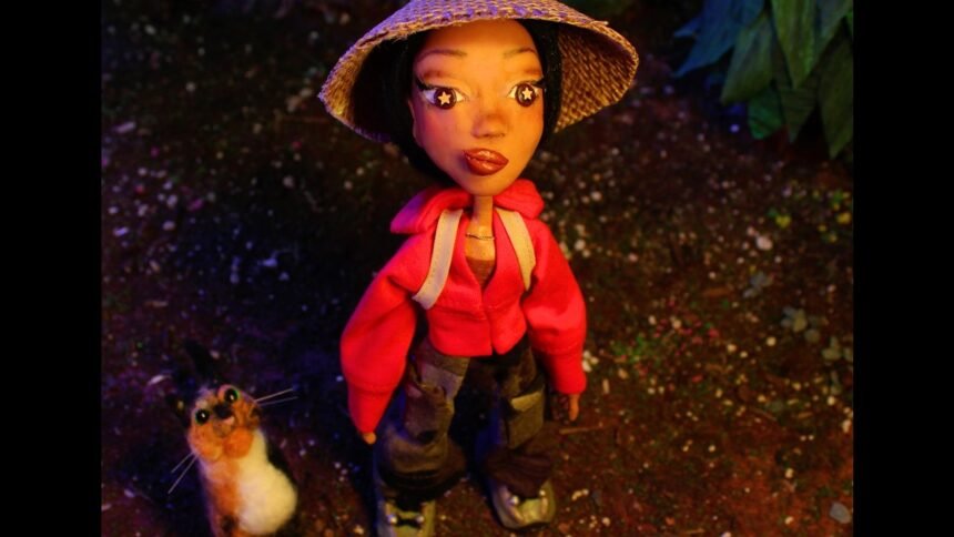 Jhené Aiko performing in Ark to Agartha visual project