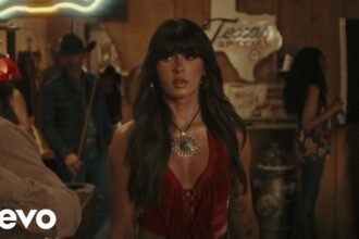Ella Langley performing in the official music video for Choosin' Texas