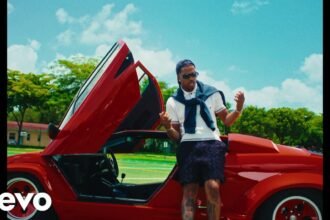 Lil Baby performing in his official music video for Dead Fresh