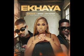 Bassie, Eemoh, and Sam KotKot in the music video for Ekhaya