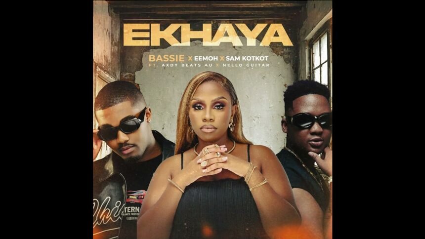 Bassie, Eemoh, and Sam KotKot in the music video for Ekhaya