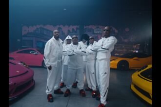 Focalistic, Optimist Music ZA, Benzoo, Mellow & Sleazy, and Mr JazziQ in Gumba Fire music video