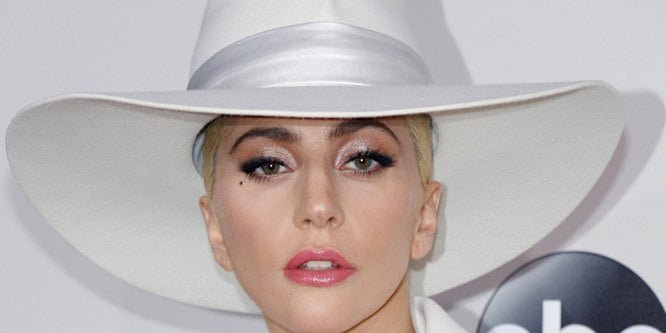 Lady Gaga posing for a photograph