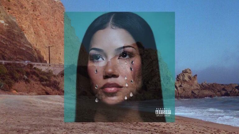 Jhené Aiko featuring Tyga in official audio cover art for Like, Whatever
