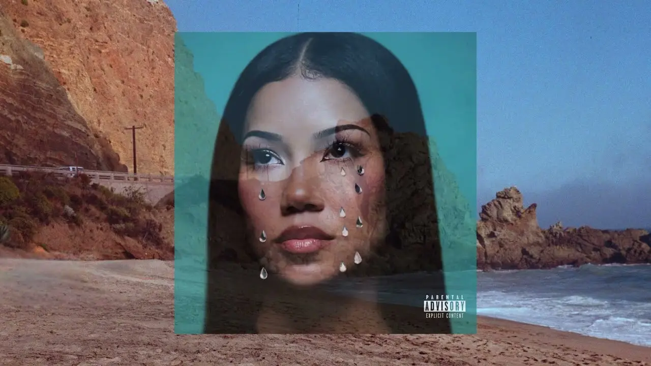 Jhené Aiko featuring Tyga in official audio cover art for Like, Whatever