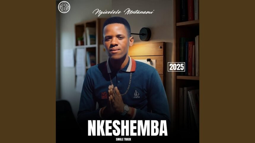 Nkeshemba standing outdoors in traditional attire