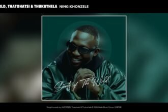 Ningikhonzele song cover art by JAZZWRLD featuring Thatohatsi and Thukuthela.
