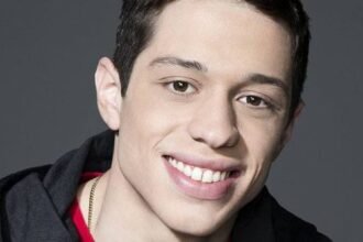 Comedian and actor Pete Davidson posing for a photo