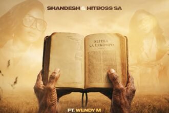 Promotional artwork for Sefela sa Lekompo by Shandesh, Hitboss SA, and Wendy M.