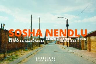 Ricky Lenyora, Candy Flow Rsa, Dj Maphorisa, Benzoo, and Bron artwork for Sosha Nendlu