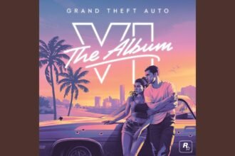 Yung Lean on stage with Future and Metro Boomin during a live performance of "That's It" from the GTAV: The Album soundtrack.