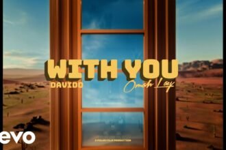 Davido and Omah Lay performing in the With You official music video.