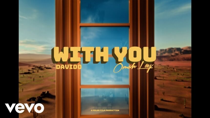 Davido and Omah Lay performing in the With You official music video.