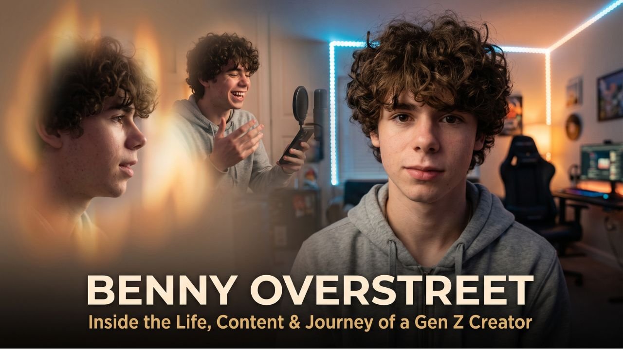 Benny Overstreet, a TikTok star from Florida.