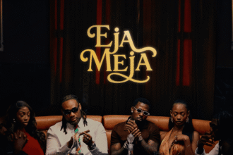 BNXN and Asake on stage singing the song Eja Meja during a live performance