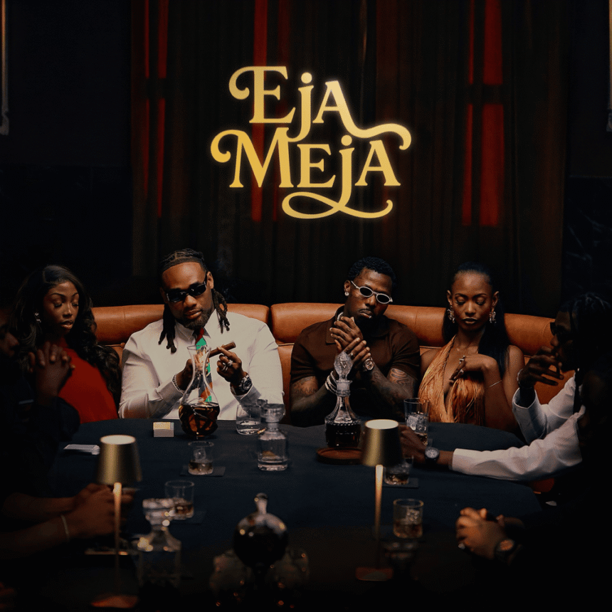 BNXN and Asake on stage singing the song Eja Meja during a live performance