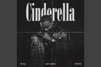 Sir Trill on stage with featured artists Okwanda, uDoti uDemedi and ZiiBeats during a live performance of the song Cinderella.