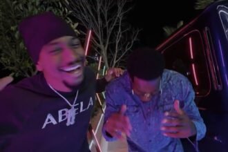 NO11 and Gabzy performing in the official video for "Coachella", captured by Director of Photography Chris Yang