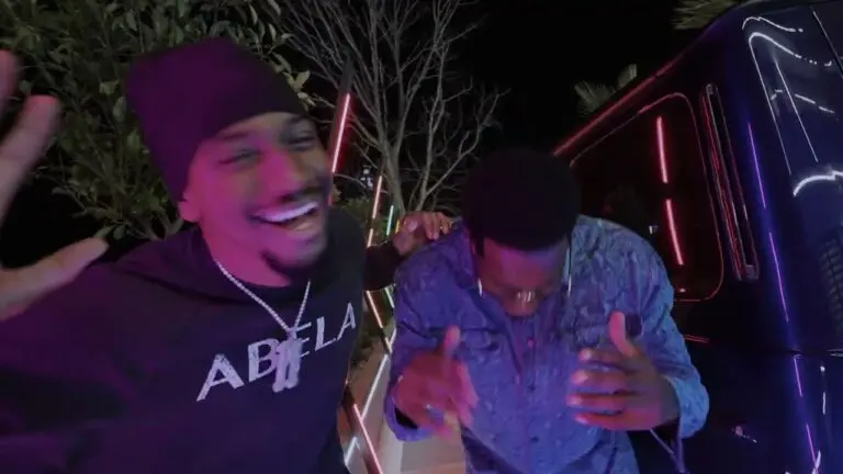 NO11 and Gabzy performing in the official video for "Coachella", captured by Director of Photography Chris Yang
