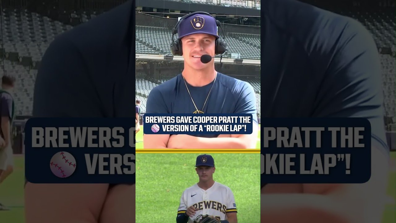 Cooper Pratt throwing to first base - Milwaukee Brewers Beat Tampa Bay Rays 5-4 in World Series Game 2