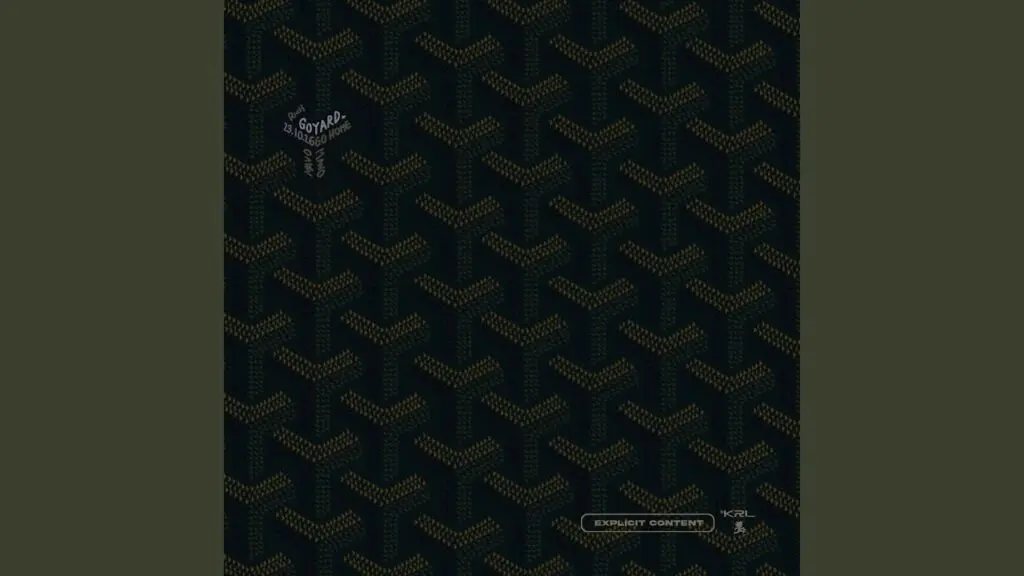 Digital cover image showing the title Goyard with the names Mavo and Oseremen Marvin, styled in bold lettering on a dark background.