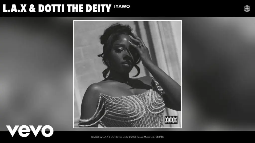 Official single artwork for IYAWO by L.A.X & DOTTi The Deity