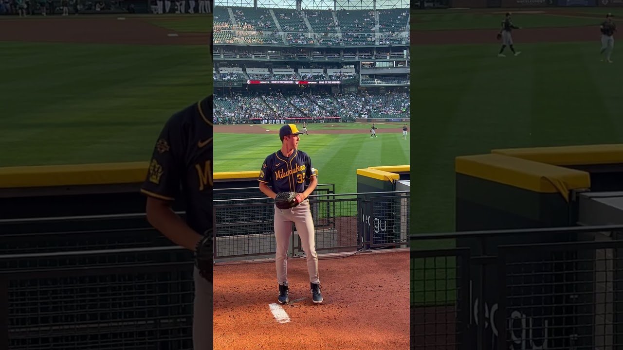 Jacob Misiorowski in dugout - Brewers Pitcher Jacob Misiorowski and Fiance Elle Nicas: Relationship Details