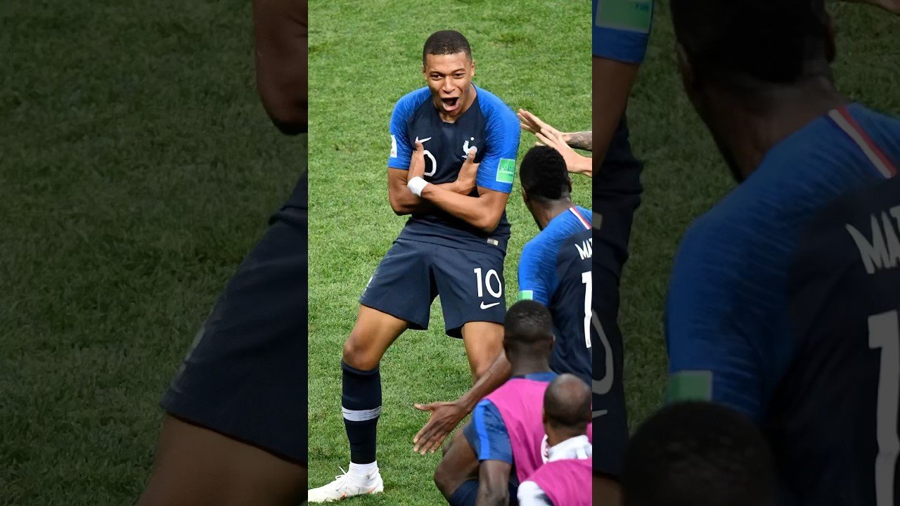 Kylian Mbappe opening goal celebration - Kylian Mbappe Late Winner Gives Real Madrid El Clasico Victory Over Barcelona